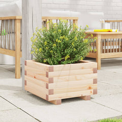 vidaXL Garden Planter 40x40x26.5 cm Solid Wood Pine 3