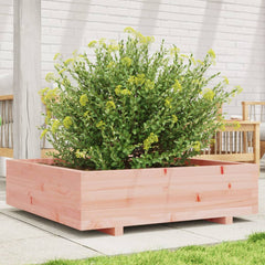 Garden Planter 40x40x26.5 cm Solid Wood Douglas with Legs Natural Douglas 90 cm 90 cm