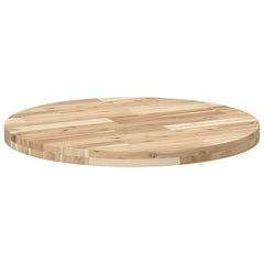 vidaXL Table Top Round Ø70x4 cm Solid Wood Acacia 5