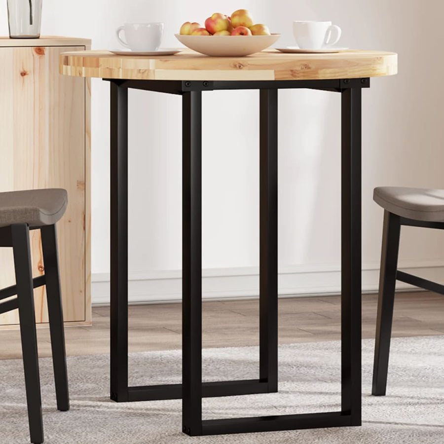 Table Top Round Solid Wood Acacia