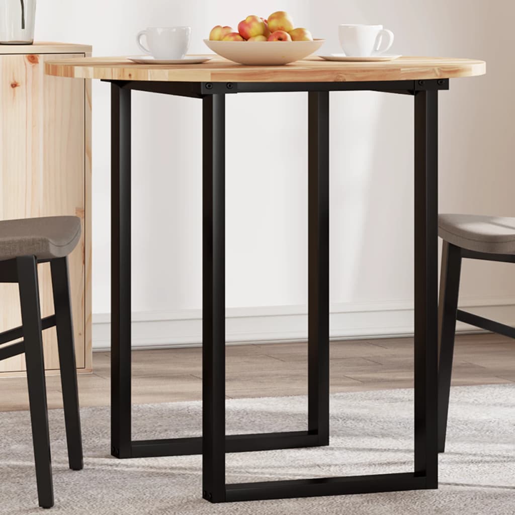 vidaXL Table Top Round Ø80x2 cm Solid Wood Acacia 1