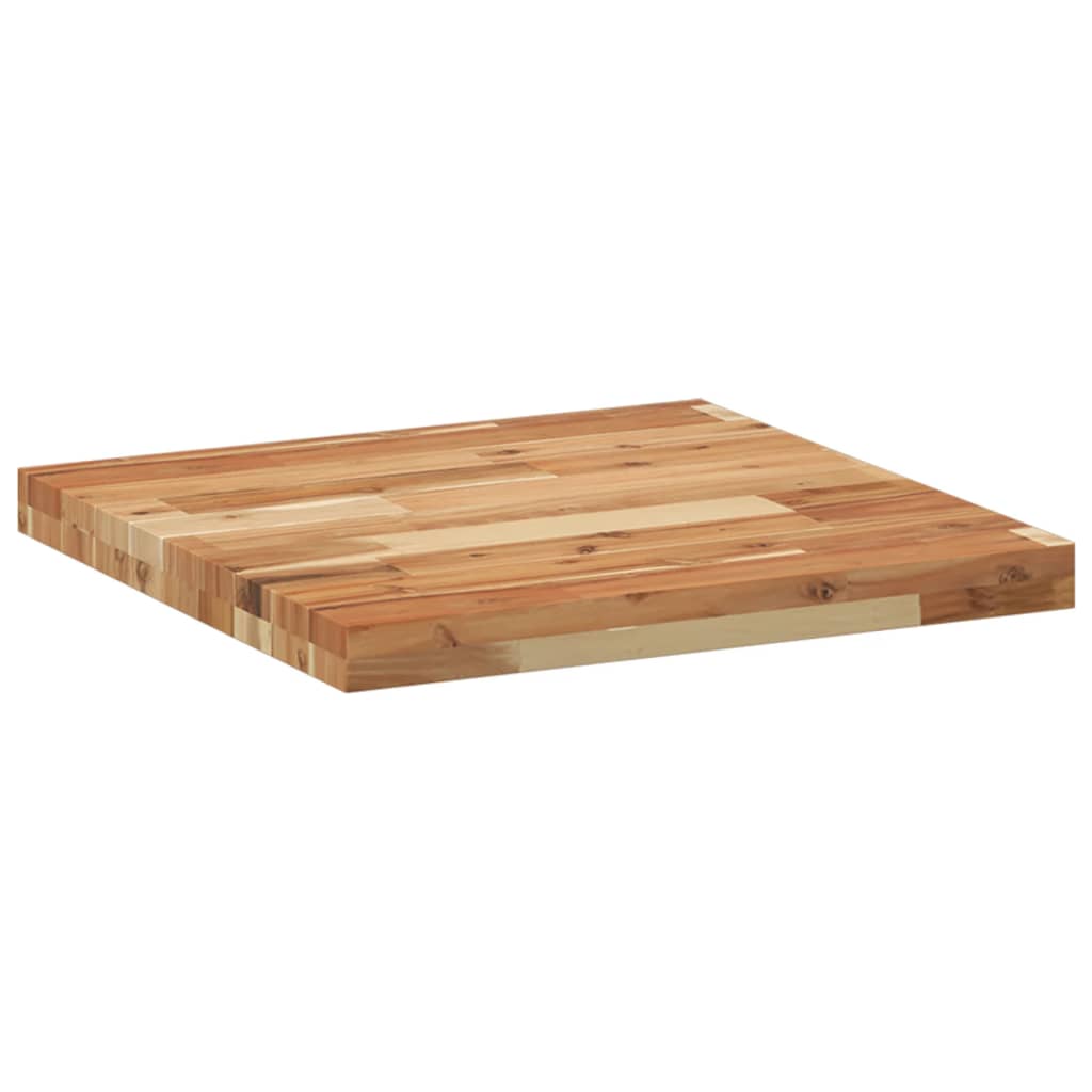 vidaXL Table Top Square 50x50x4 cm Solid Wood Acacia 5