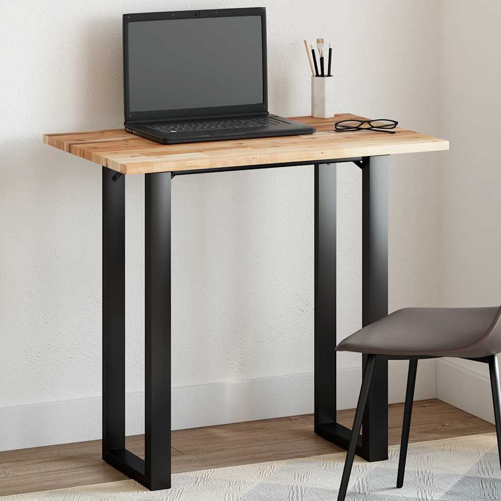 Table Top Rectangular Solid Wood Acacia Natural