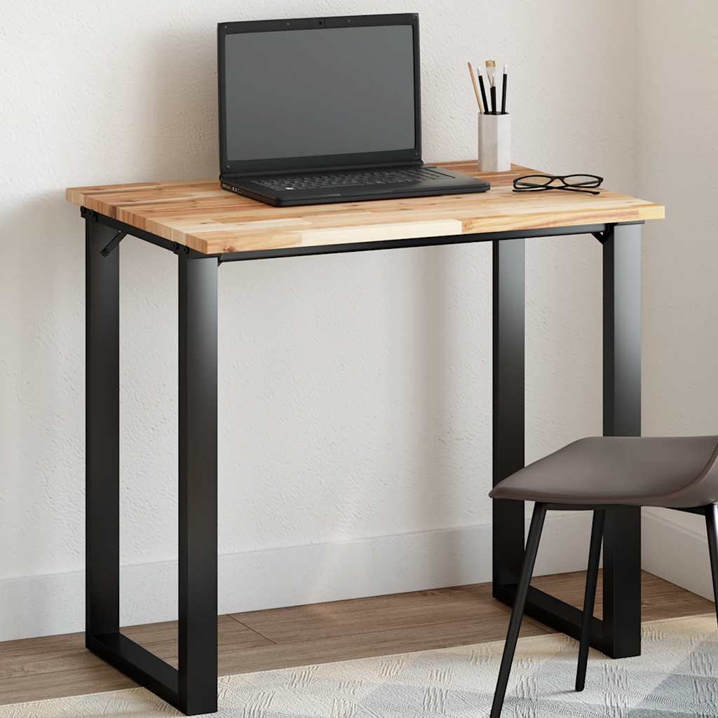 Table Top Rectangular Solid Wood Acacia Natural