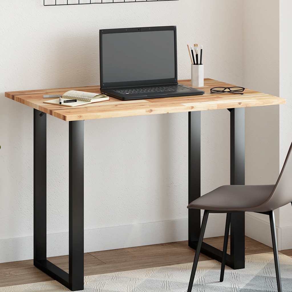 Table Top Rectangular Solid Wood Acacia Natural