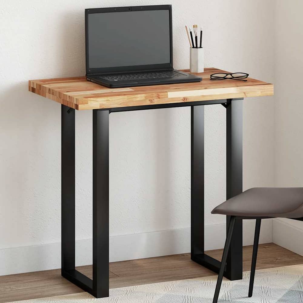 Table Top Rectangular Solid Wood Acacia Oil Finished Height 4 cm 60 cm 50 cm