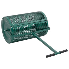 vidaXL Compost Spreader 75L Green Ø40x60 cm Steel 3