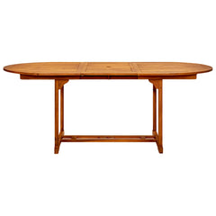 Garden Dining Solid Wood Oval