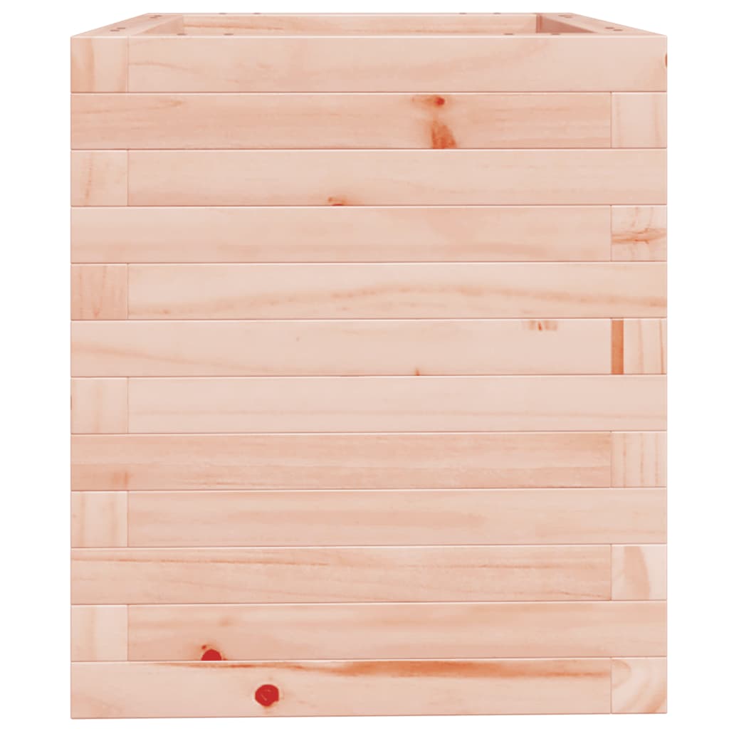 Garden Planter Solid Wood Douglas Stackable Natural Douglas 40 cm 46 cm 40 cm
