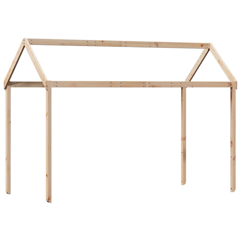 Bunk Bed without Mattress Solid Wood Pine Natural 90 x 200 cm