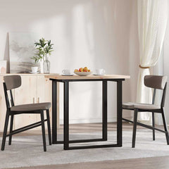 vidaXL Table Top 80x50x2.5 cm Rectangular Solid Wood Pine 3