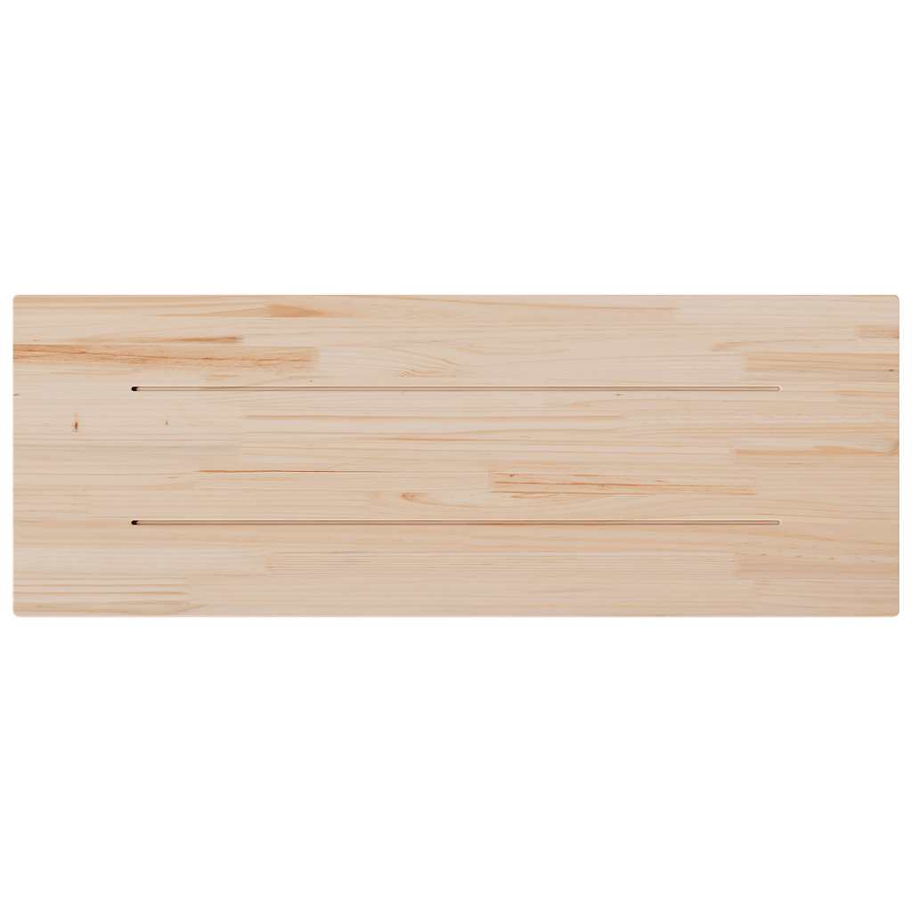 vidaXL Table Top 110x40x2.5 cm Rectangular Solid Wood Pine 6