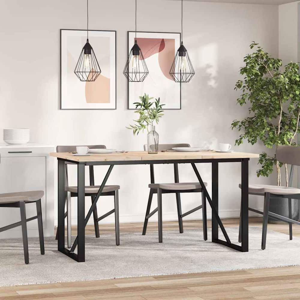 Table Tops 3 pcs Rectangular Solid Wood Pine, image 4