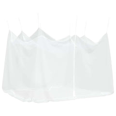 vidaXL Garden Mosquito Net Rectangular 220 mesh White Polyester 2