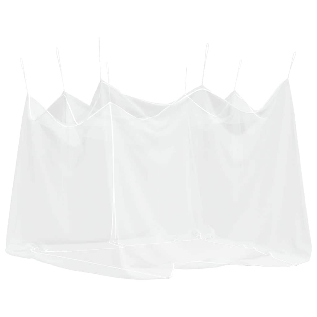 vidaXL Garden Mosquito Net Rectangular 220 mesh White Polyester 5