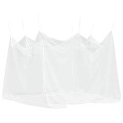 vidaXL Garden Mosquito Net Rectangular 220 mesh White Polyester 5