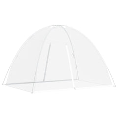 vidaXL Mosquito Net Mongolia with Doors 220 Mesh White 200x150x140 cm 2