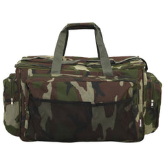 vidaXL Fishing Bag Waterproof Green Camouflage Oxford Fabric 3