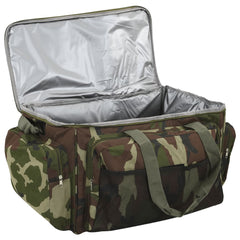 vidaXL Fishing Bag Waterproof Green Camouflage Oxford Fabric 4
