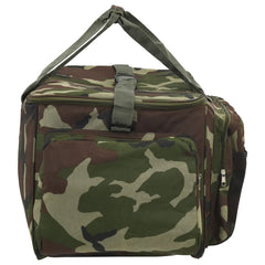 vidaXL Fishing Bag Waterproof Green Camouflage Oxford Fabric 5