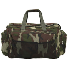 vidaXL Fishing Bag Waterproof Green Camouflage Oxford Fabric 3
