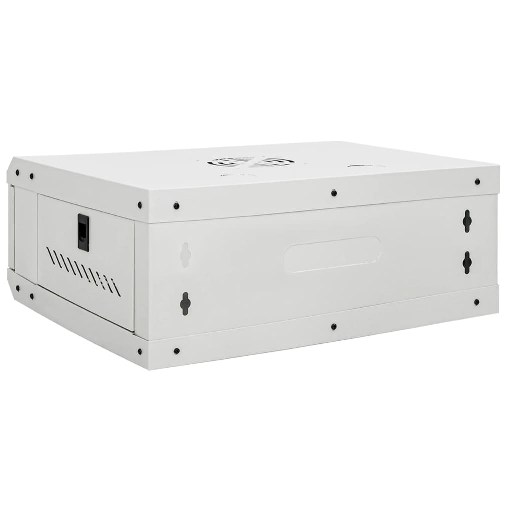 vidaXL 4U Wall Mounted Network Cabinet 19" IP20 53x40x21 cm 5