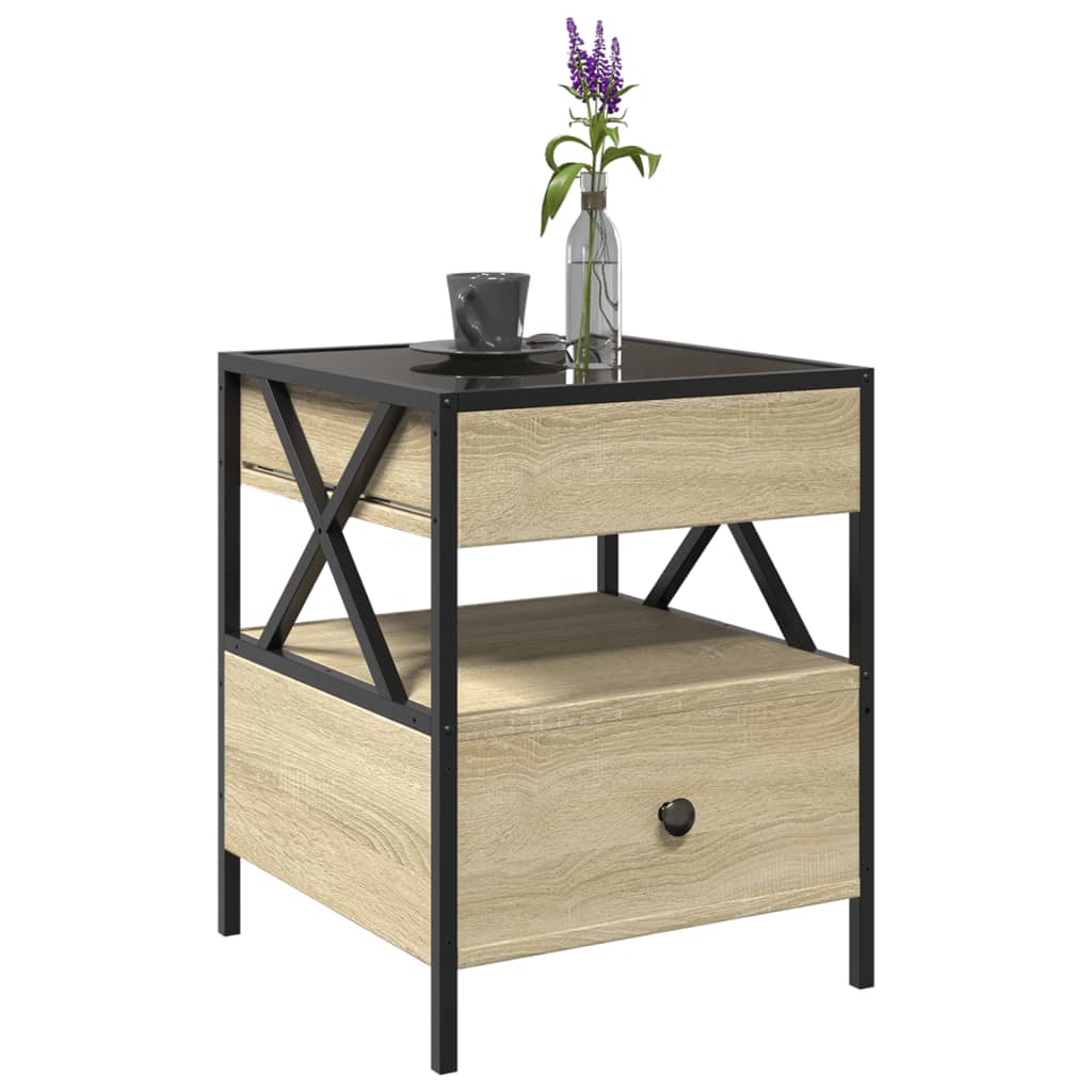 Coffee Table with Infinity LED Sonoma Oak, image 5