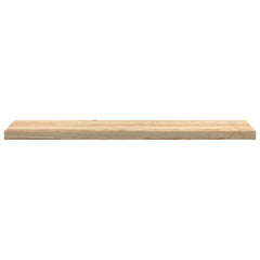 Stair Treads Untreated Solid Wood Oak Depth 25 cm 4 pcs Natural 120 cm