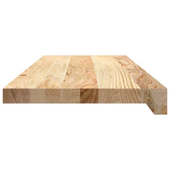 Stair Treads Untreated Solid Wood Oak Depth 30 cm 4 pcs Natural 70 cm