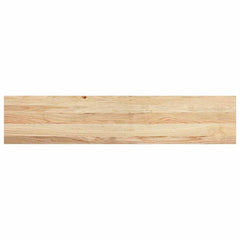 Stair Treads Untreated Solid Wood Oak Depth 25 cm 8 pcs Natural 120 cm