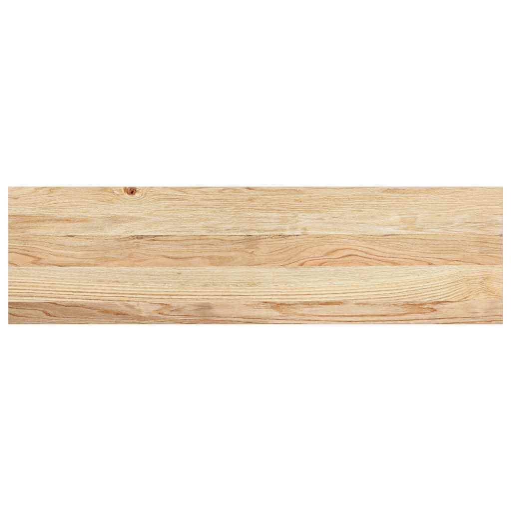 vidaXL Stair Treads 2 pcs Untreated 90x25x2 cm Solid Wood Oak 4