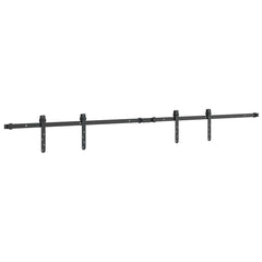 vidaXL Sliding Cabinet Door Kit 183 cm Carbon Steel 5