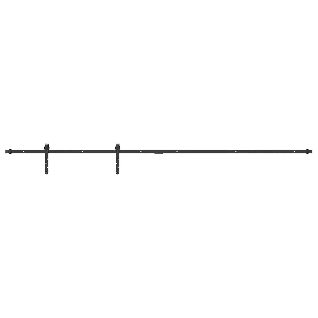 vidaXL Sliding Cabinet Door Kit 213 cm Carbon Steel 2