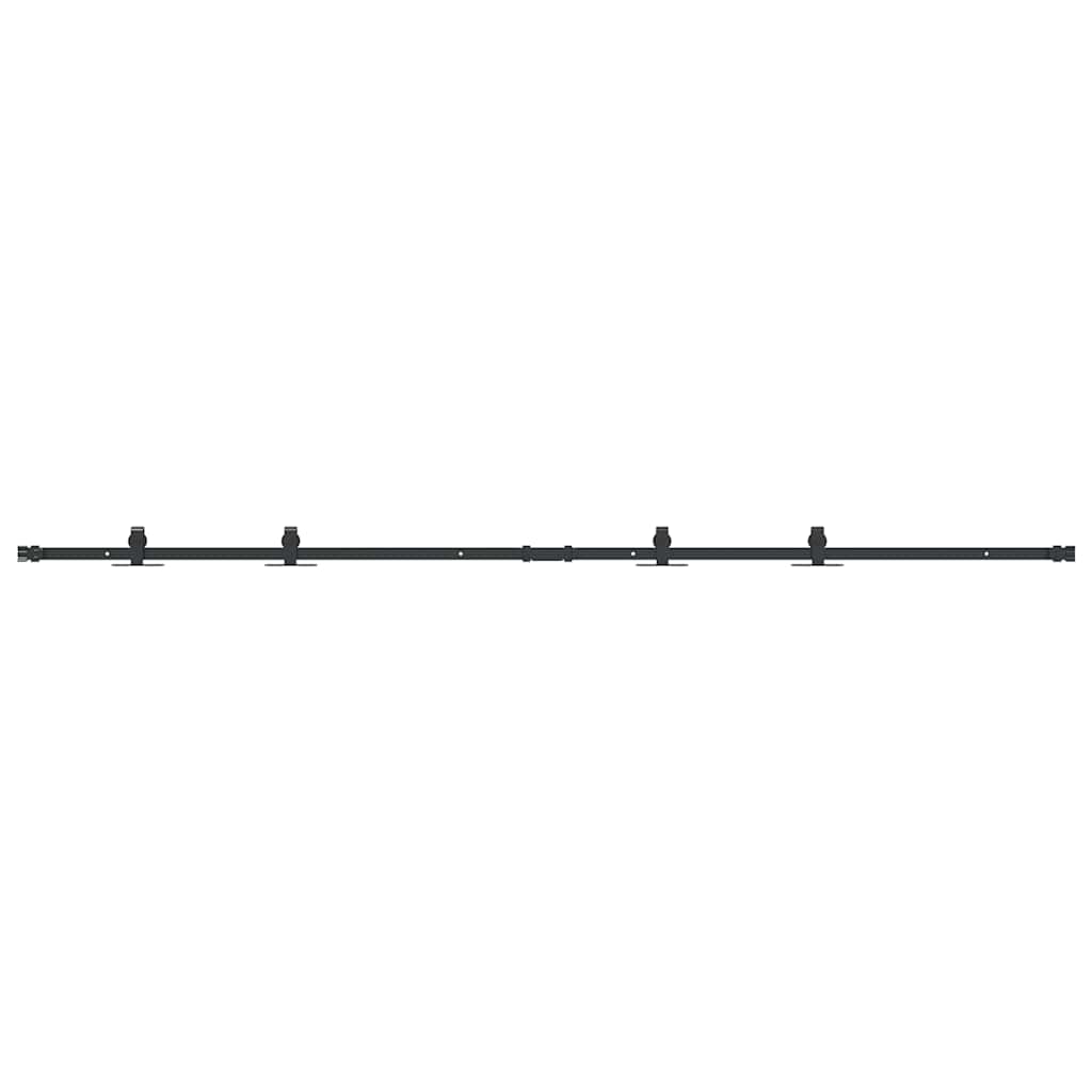 vidaXL Sliding Cabinet Door Kit 213 cm Carbon Steel 2