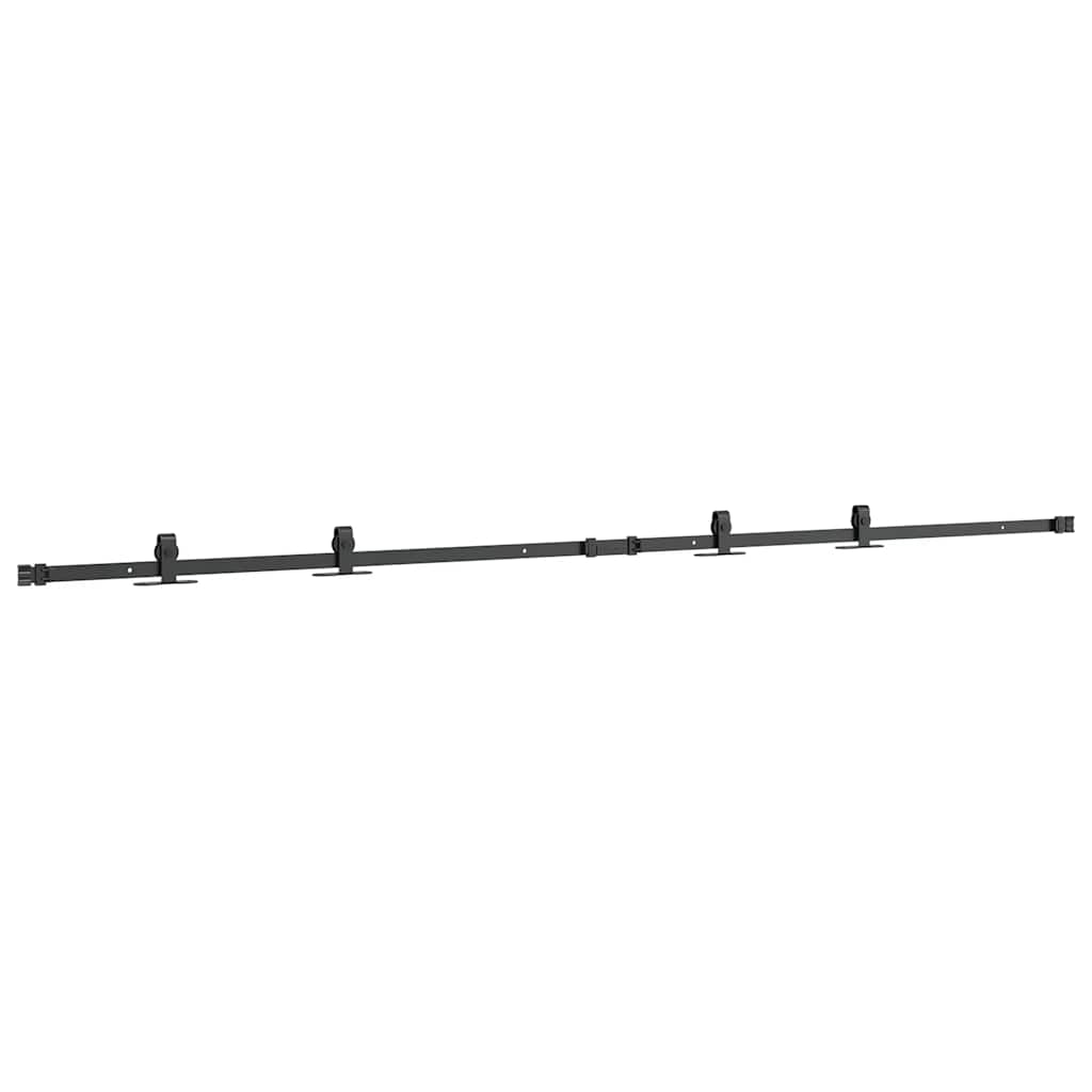 vidaXL Sliding Cabinet Door Kit 213 cm Carbon Steel 5
