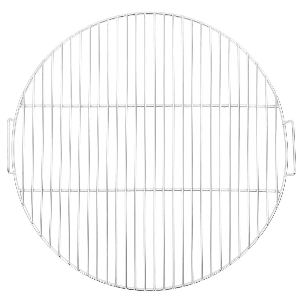 vidaXL BBQ Grill Grate with Handles Round Ø54 cm 304 Stainless Steel 3