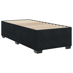 Bed Frame without Mattress Single Velvet Black 3FT Single