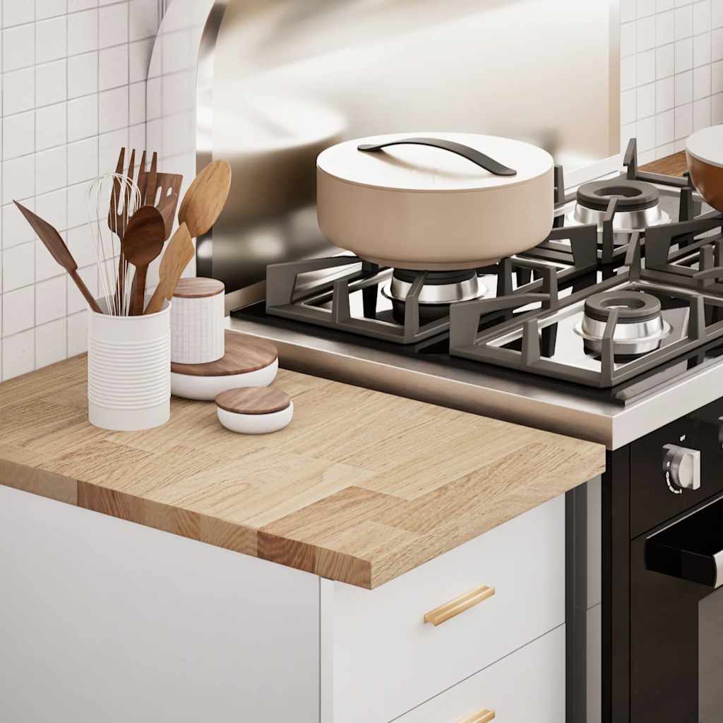 Kitchen Worktop 40x63,5x4 cm Solid Wood Oak Rectangular 40 cm 2.7 cm