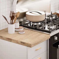 Kitchen Worktop 40x63,5x4 cm Solid Wood Oak Rectangular 40 cm 4 cm