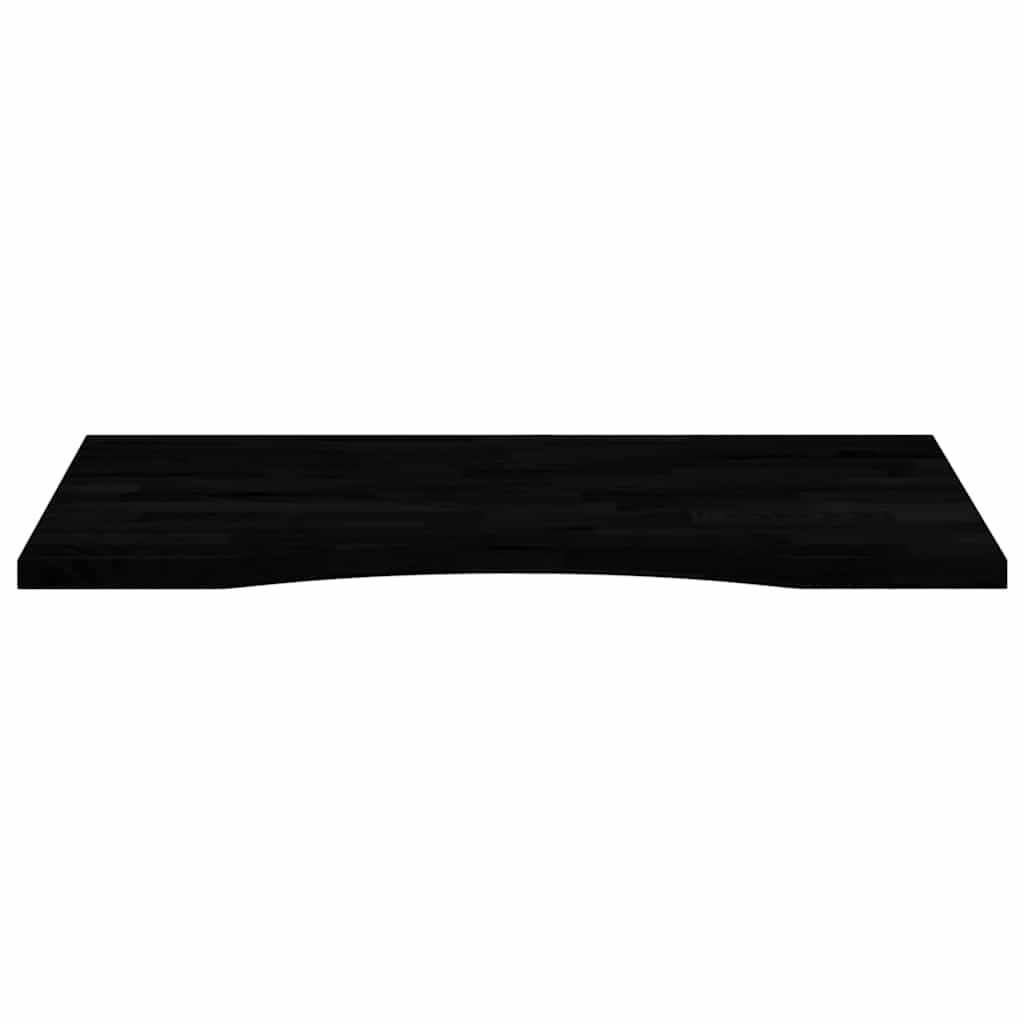 vidaXL Desk Top Dark Brown 80x60x2.5 cm Solid Wood Oak Rectangular 5