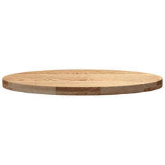 vidaXL Table Top 80x40x4 cm Solid Wood Oak Oval 5