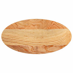 vidaXL Table Top Light Brown 80x40x2 cm Solid Wood Oak Oval 2