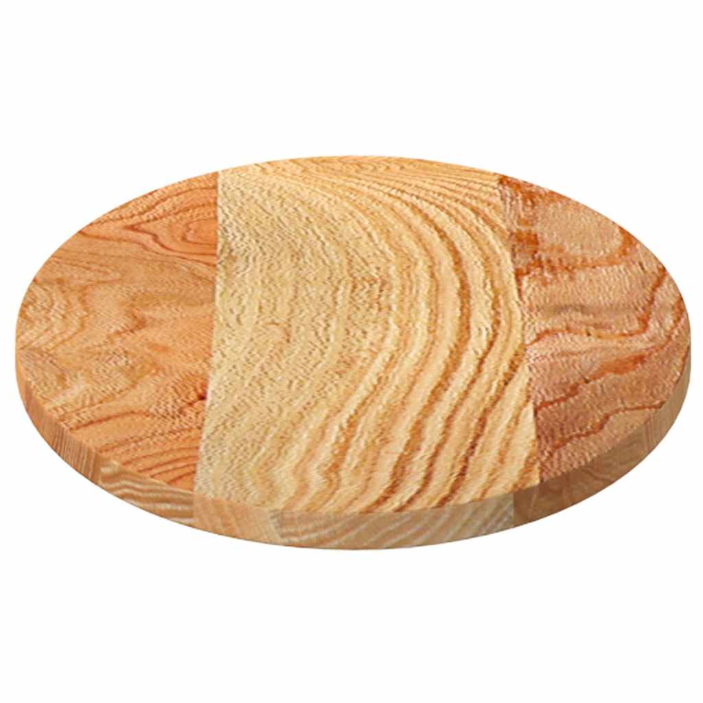 vidaXL Table Top Light Brown 80x40x2 cm Solid Wood Oak Oval 6