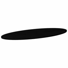 vidaXL Table Top Dark Brown 140x60x2 cm Solid Wood Oak Oval 4