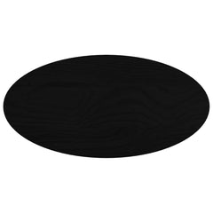 vidaXL Table Top Dark Brown 80x40x4 cm Solid Wood Oak Oval 2