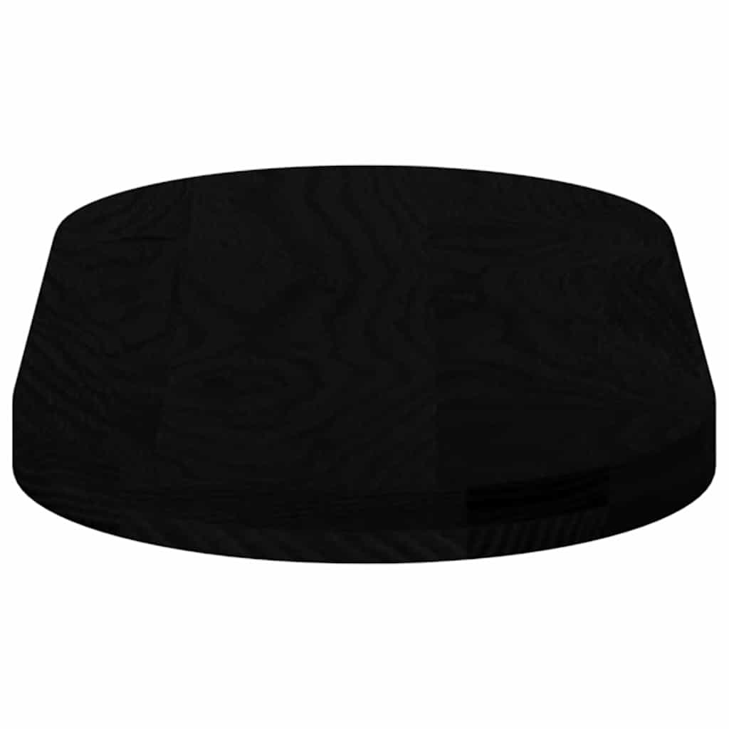 vidaXL Table Top Dark Brown 80x40x4 cm Solid Wood Oak Oval 6