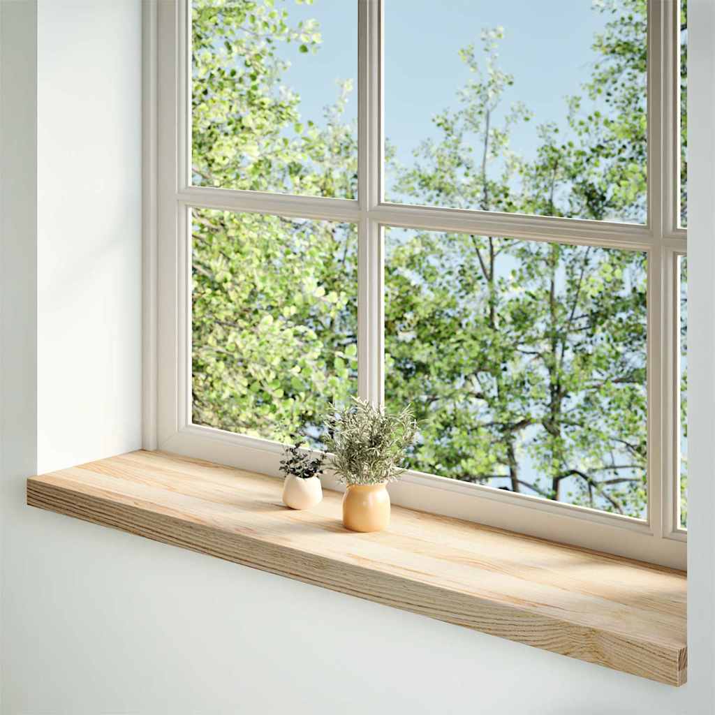 vidaXL Window Sills 2 pcs Untreated 110x25x2 cm Solid Wood Oak 2