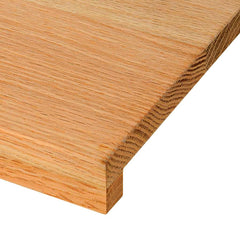Window Sills 2 pcs Solid Wood Oak Light Brown