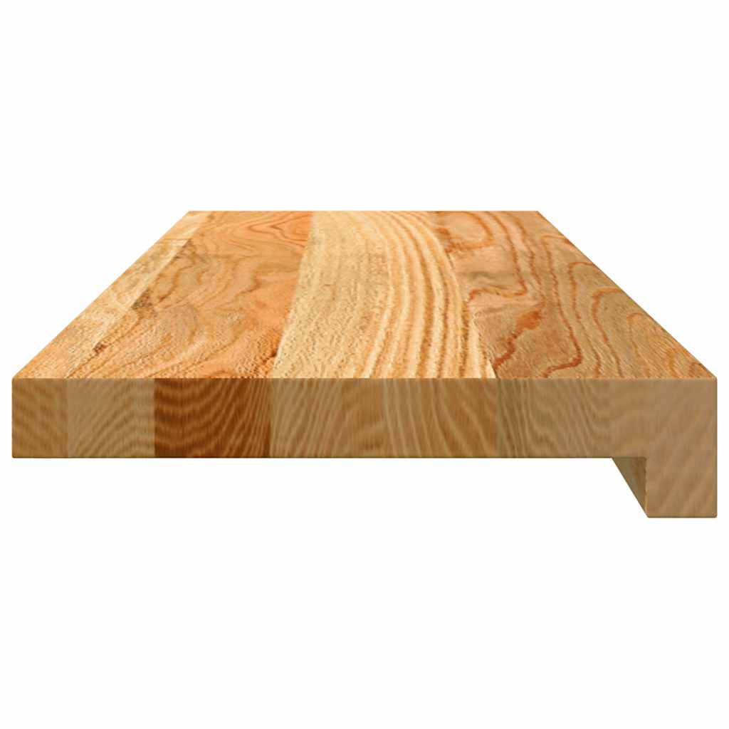 vidaXL Window Sills 2 pcs Light Brown 70x20x2 cm Solid Wood Oak 5