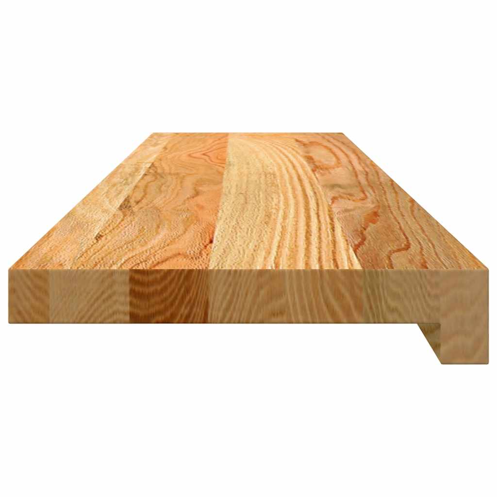 vidaXL Window Sills 2 pcs Light Brown 90x20x2 cm Solid Wood Oak 5